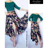 copy of Wide dancing dress with silky skirt