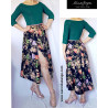 copy of Wide dancing dress with silky skirt