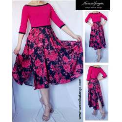 Wide dancing dress with...