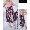 Wide dancing dress with silky skirt