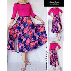 Wide dancing dress with...