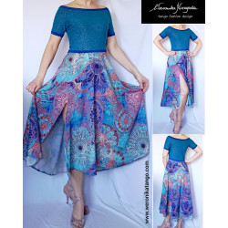 Wide dancing dress with...