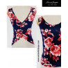 Top with ruffles at the back