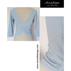 Top with ruffles at the back