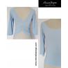 Top with ruffles at the back