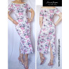 Hannah Pencil dress with a dropping sleeve