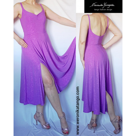 ALICE - Dancing glitter dress with open back