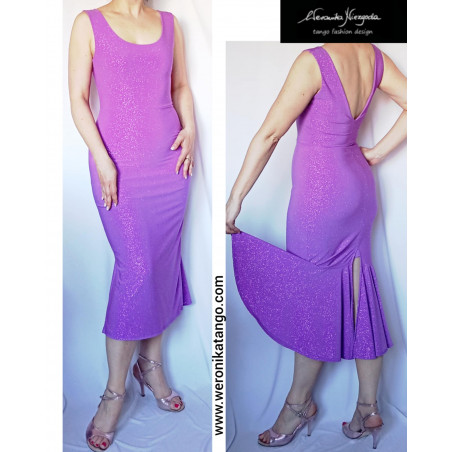 Venus - pencil dress with a frill