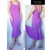 Venus - pencil dress with a frill
