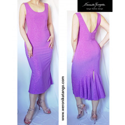Venus - pencil dress with a frill