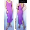 Venus - pencil dress with a frill
