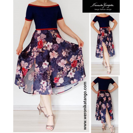 FLY - Wide dancing dress with silky skirt