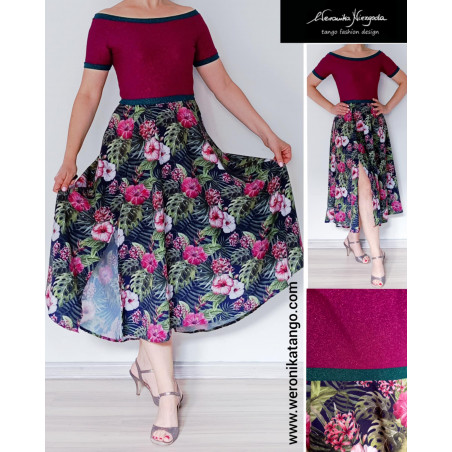 FLY - Wide dancing dress with silky skirt
