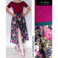 FLY - Wide dancing dress with silky skirt