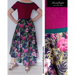 FLY - Wide dancing dress with silky skirt