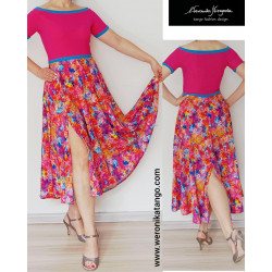 FLY - Wide dancing dress with silky skirt