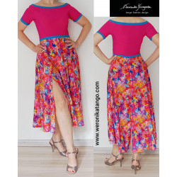 FLY - Wide dancing dress with silky skirt