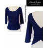 Top with ruffles at the back