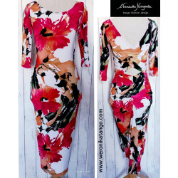 Ariel - Ołówkowa sukienka z marszczeniami z tyłu