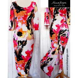 Ariel - Ołówkowa sukienka z marszczeniami z tyłu