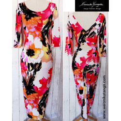 Ariel - Ołówkowa sukienka z marszczeniami z tyłu