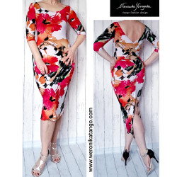 Ariel - Ołówkowa sukienka z marszczeniami z tyłu