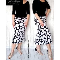 Bella - ołówkowa spódnica z falbaną