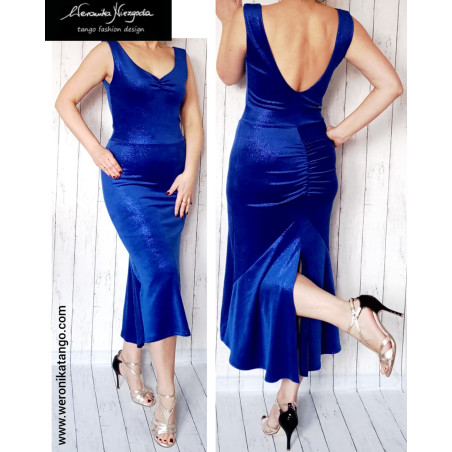 LUXIA - pencil dress with open back