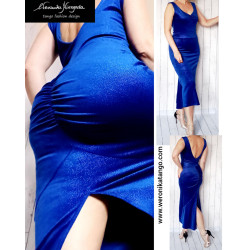 LUXIA - pencil dress with open back