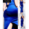 LUXIA - pencil dress with open back