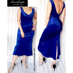 LUXIA - pencil dress with open back
