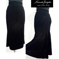 Bella - ołówkowa spódnica z falbaną