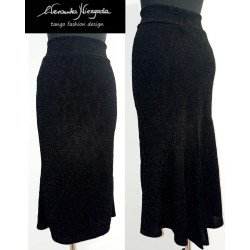 Bella - ołówkowa spódnica z falbaną