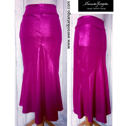 Bella - ołówkowa spódnica z falbaną