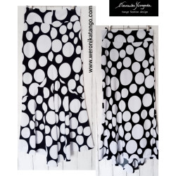 Bella - ołówkowa spódnica z falbaną