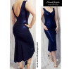 LUXIA - pencil dress with open back