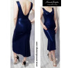 LUXIA - pencil dress with open back