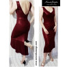 LUXIA - pencil dress with open back