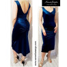 LUXIA - pencil dress with open back