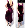 LUXIA - pencil dress with open back