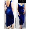 LUXIA - pencil dress with open back