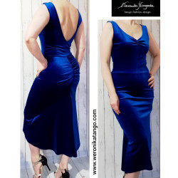 LUXIA - pencil dress with open back