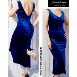 LUXIA - pencil dress with open back