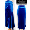 Bella - Velvet pencil tango skirt