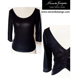 Top with ruffles at the back