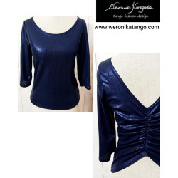 Top with ruffles at the back