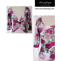 Top z marszczeniem z tyłu