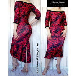 Top z dekoltem typu łódka