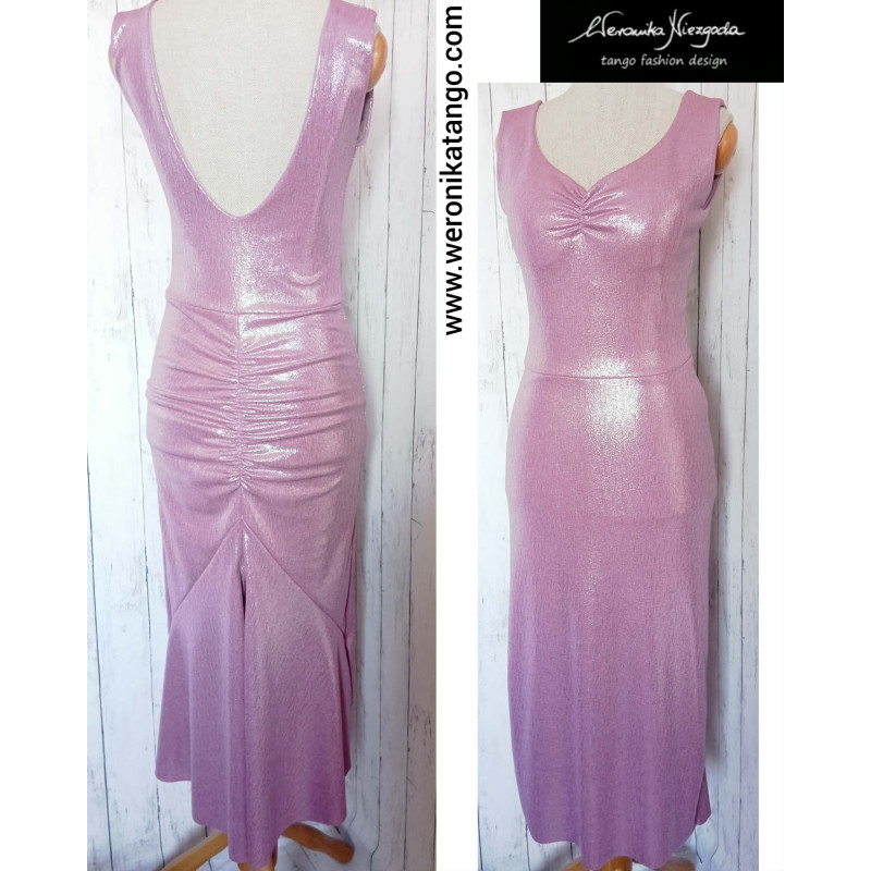 LUXIA - pencil dress with open back