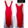 LUXIA - pencil dress with open back